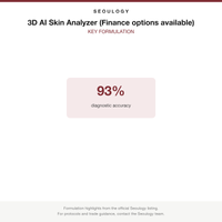 3D AI Skin Analyzer key formulation card