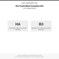Krx Custo:Med Complete Set key formulation card