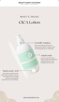 Seoulogy Beauty Body Factory Cica Body Lotion, professional Korean skincare — view 4