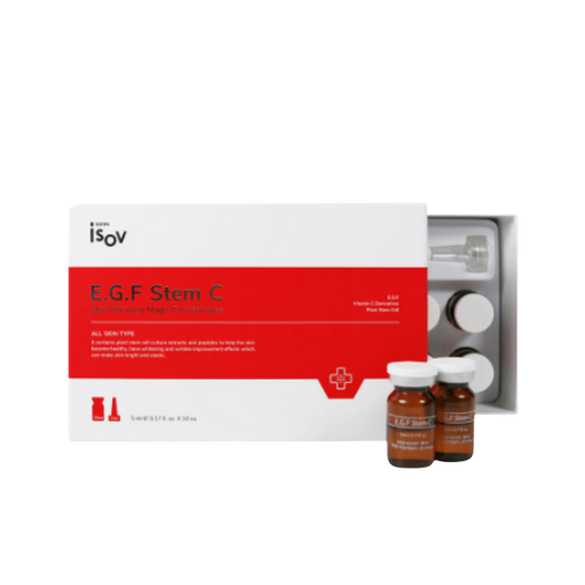 ISOV E.G.F Stem C Ampoule | Skin Regeneration & Collagen Boost, professional Korean skincare at Seoulogy UK