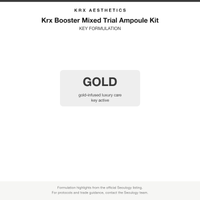 Krx Booster Mixed Trial Ampoule Kit key formulation card