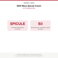 ISOV Meso Spicule Cream key formulation card
