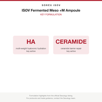 ISOV Fermented Meso +M Ampoule key formulation card