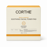 Corthe Essential Soothing Facial Toner Pads, professional Korean skincare