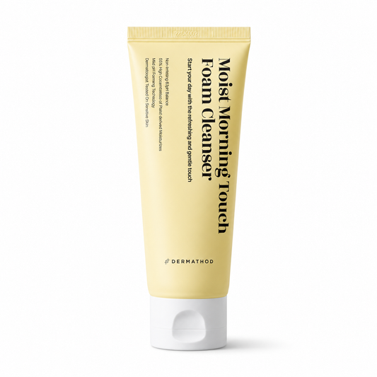 Dermathod Moist Morning Touch Foam Cleanser, professional Korean skincare at Seoulogy UK