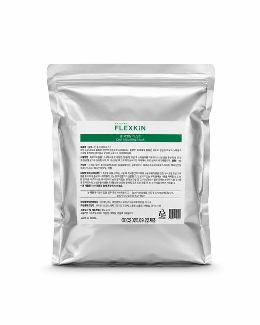 Flexkin Cool Calming Modeling Alginate Mask 1Kg, professional Korean skincare at Seoulogy UK