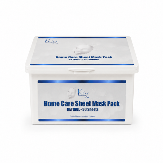 Krx Retinol Medical Grade Sheet Masks, professional Korean skincare at Seoulogy UK