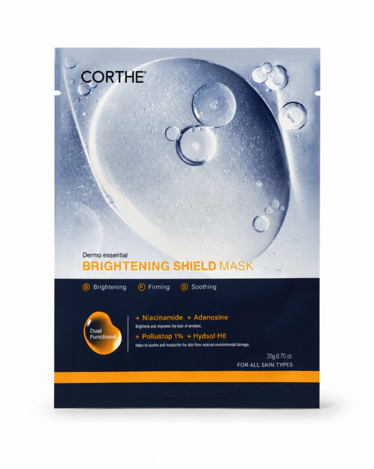 Corthe Brightening Shield Mask 10, professional Korean skincare at Seoulogy UK