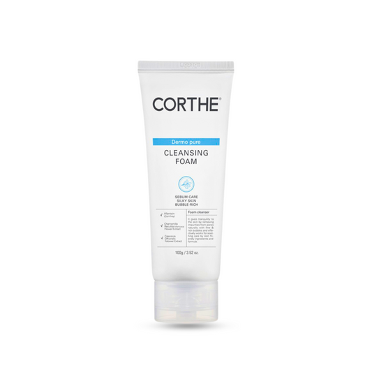 Corthe Dermo Pure First Aid Cleansing Foam, professional Korean skincare at Seoulogy UK
