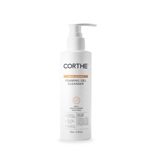 Corthe Foaming gel Cleanser, professional Korean skincare at Seoulogy UK