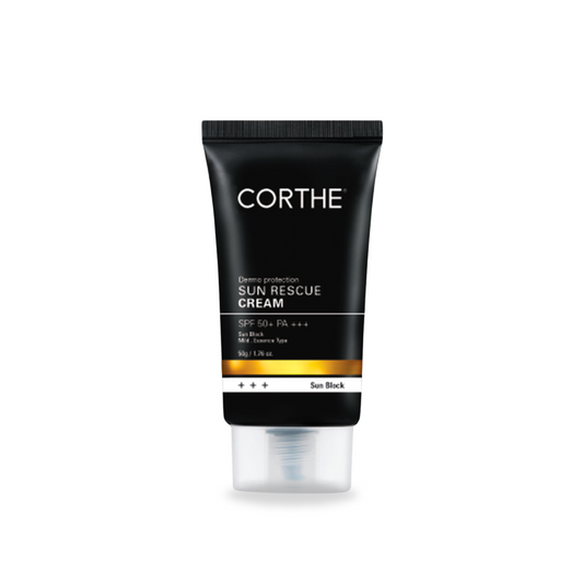 Corthe Sun Rescue Cream SPF, professional Korean skincare at Seoulogy UK