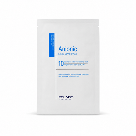 Eclado Anionic Daily Mask Pack, professional Korean skincare at Seoulogy UK