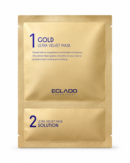 Eclado Ultra Gold Velvet Mask, professional Korean skincare at Seoulogy UK