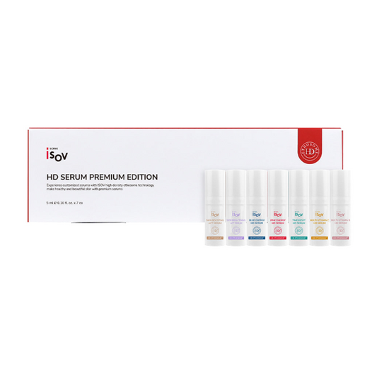 ISOV HD Serums Premium Edition, professional Korean skincare at Seoulogy UK