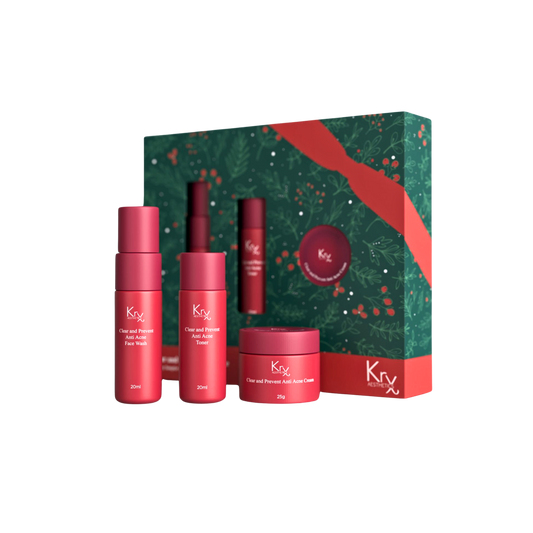 Krx Acne Line Christmas Edition Kit, professional Korean skincare at Seoulogy UK