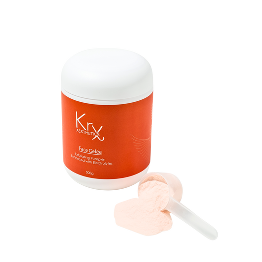 Krx Exfoliating Pumpkin Face Gelée, professional Korean skincare at Seoulogy UK