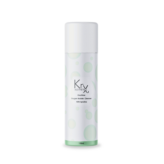 Krx OxyGlow Spirulina Bubble Cleanser, professional Korean skincare at Seoulogy UK