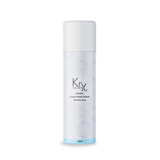 Krx Oxyglow Bubble Wash Blue Tansy, professional Korean skincare at Seoulogy UK