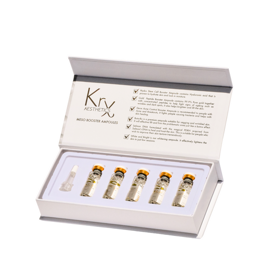 Krx White and Bright Meso Booster Ampoule, professional Korean skincare at Seoulogy UK