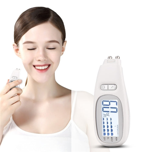 LCD Digital Skin Analyzer Facial Moisture Tester (White) 