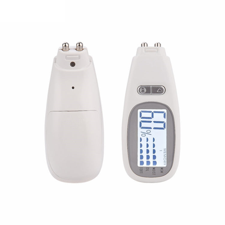 LCD Digital Skin Analyzer Facial Moisture Tester (White) 