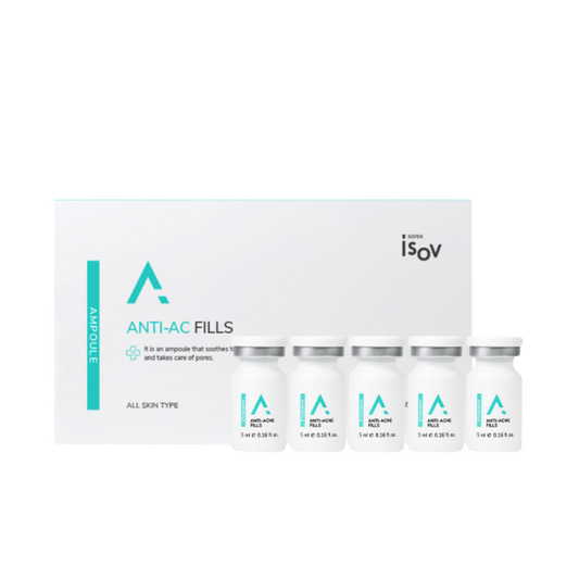ISOV Anti-AC Fills Ampoule Acne Treatment, professional Korean skincare at Seoulogy UK