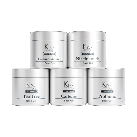 Krx Custo:Med Base Gel collection, professional Korean skincare at Seoulogy UK